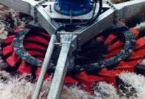 Turbina BSK - detal łopatek napowietrzających